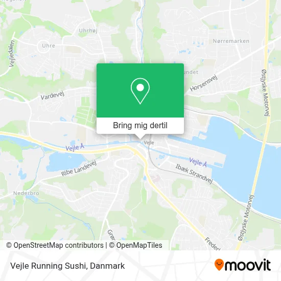 Vejle Running Sushi kort