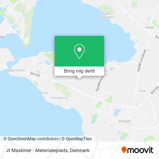 Jt Maskiner - Materialeplads kort