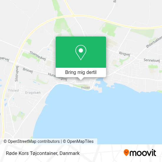 Røde Kors Tøjcontainer kort