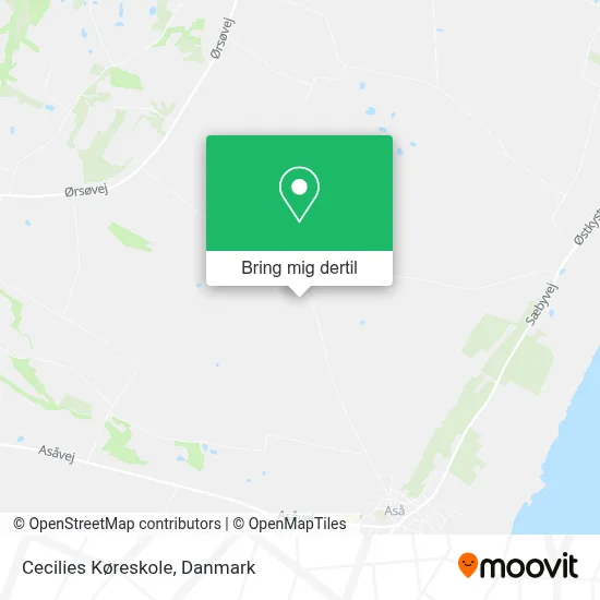 Cecilies Køreskole kort