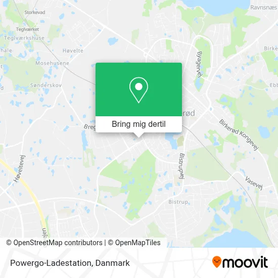 Powergo-Ladestation kort