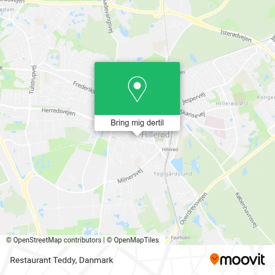 Restaurant Teddy kort