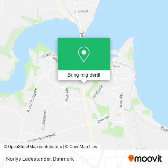 Norlys Ladestander kort