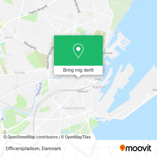 Officerspladsen kort