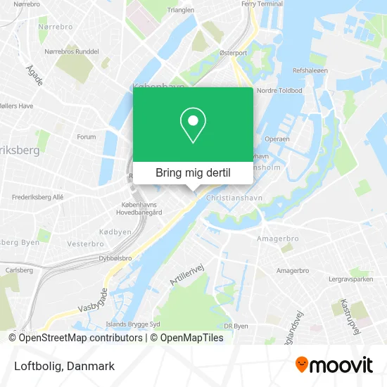 Loftbolig kort