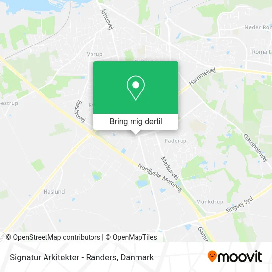 Signatur Arkitekter - Randers kort