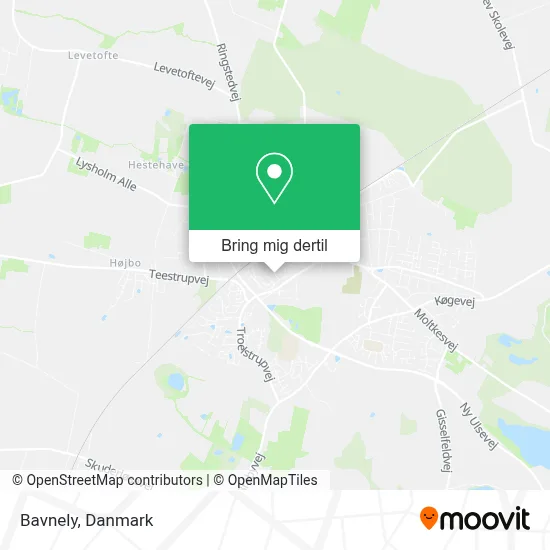 Bavnely kort