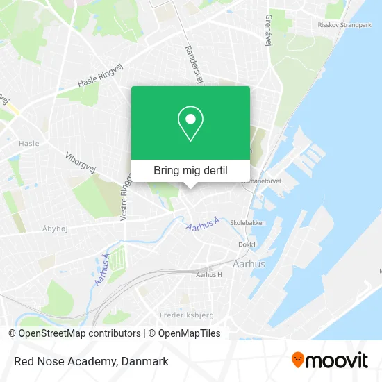 Red Nose Academy kort