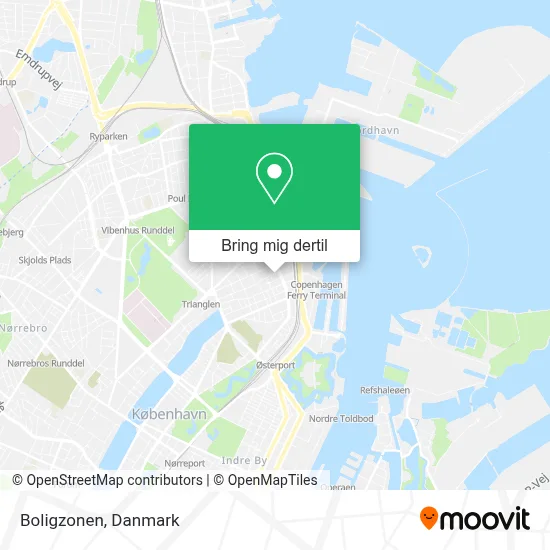 Boligzonen kort