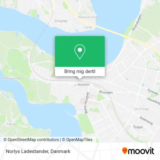 Norlys Ladestander kort