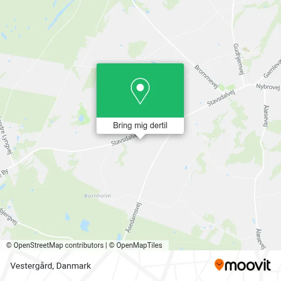 Vestergård kort