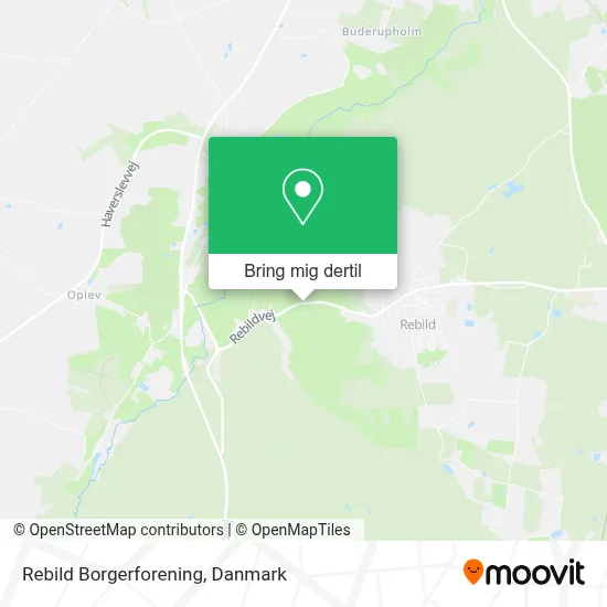 Rebild Borgerforening kort