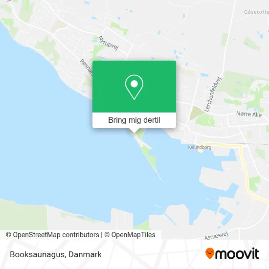 Booksaunagus kort