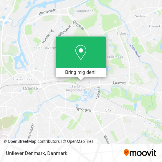 Unilever Denmark kort