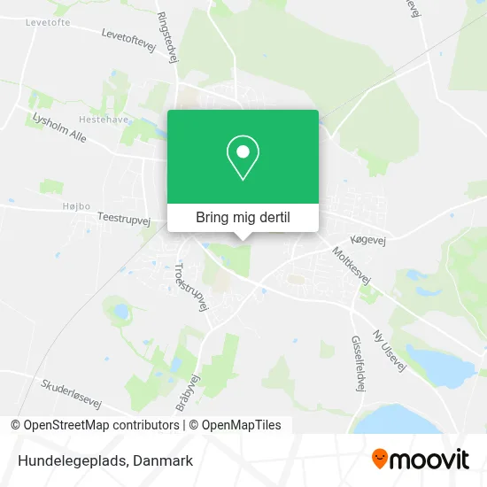 Hundelegeplads kort