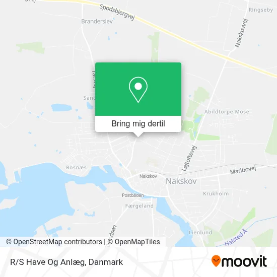 R/S Have Og Anlæg kort