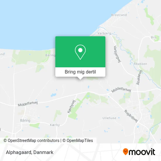 Alphagaard kort