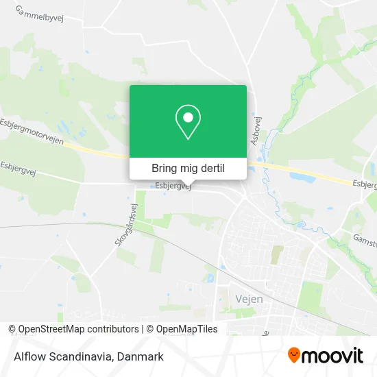Alflow Scandinavia kort