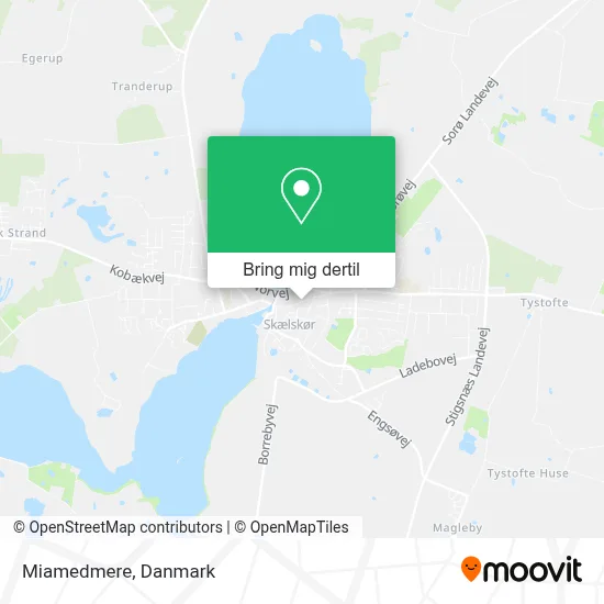Miamedmere kort