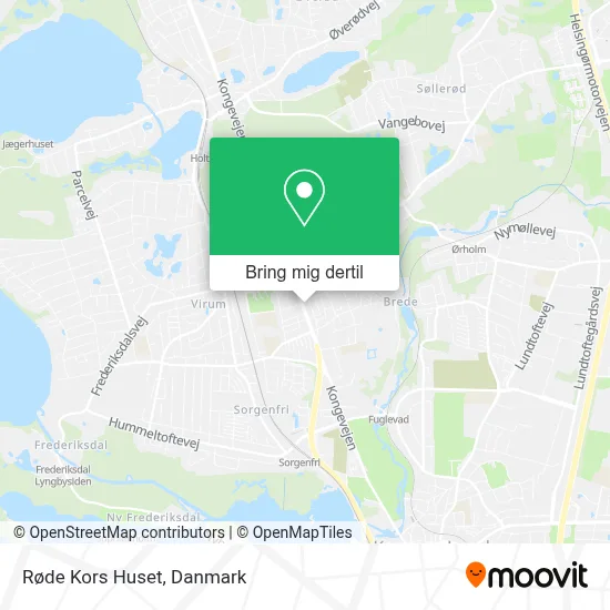 Røde Kors Huset kort