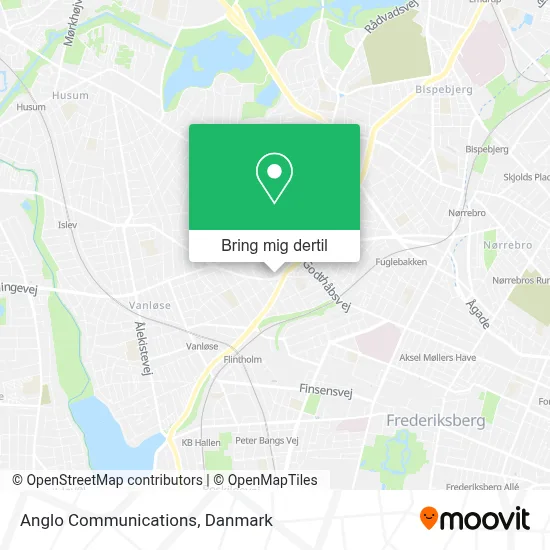 Anglo Communications kort