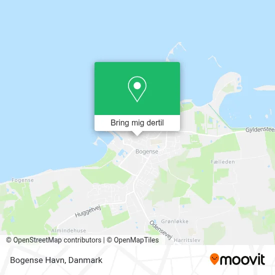 Bogense Havn kort