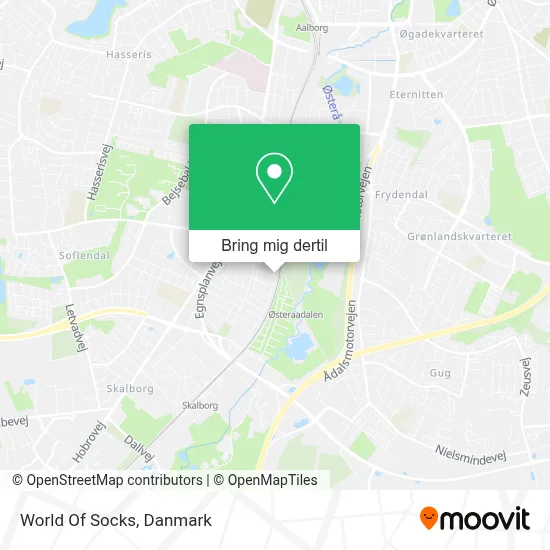 World Of Socks kort