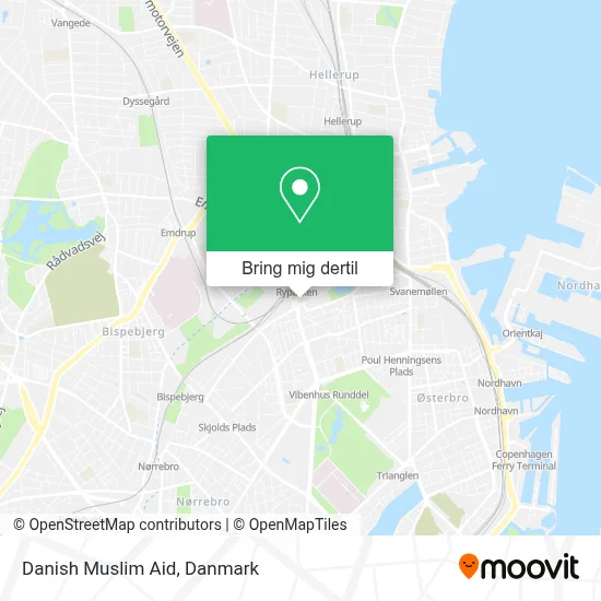 Danish Muslim Aid kort