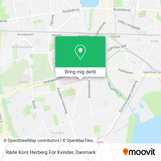 Røde Kors Herberg For Kvinder kort