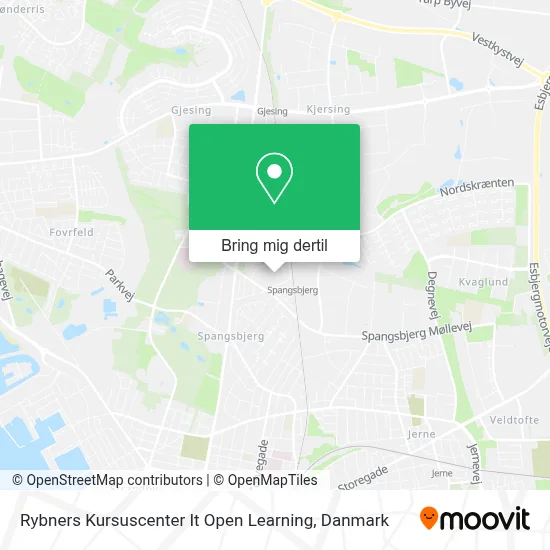 Rybners Kursuscenter It Open Learning kort