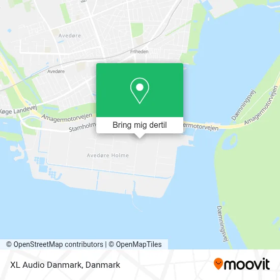 XL Audio Danmark kort
