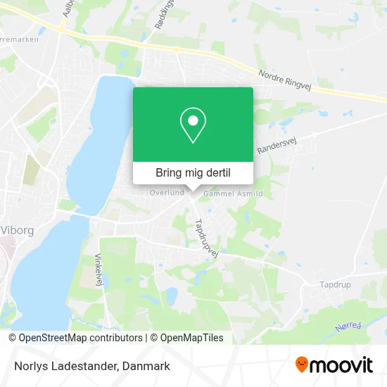 Norlys Ladestander kort