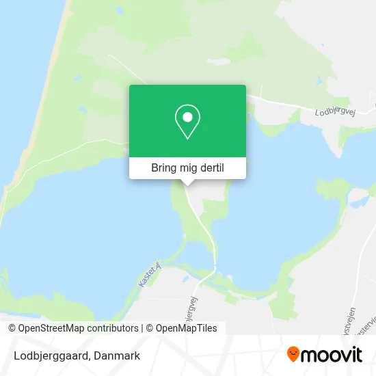Lodbjerggaard kort