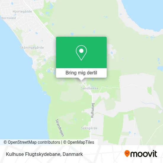 Kulhuse Flugtskydebane kort