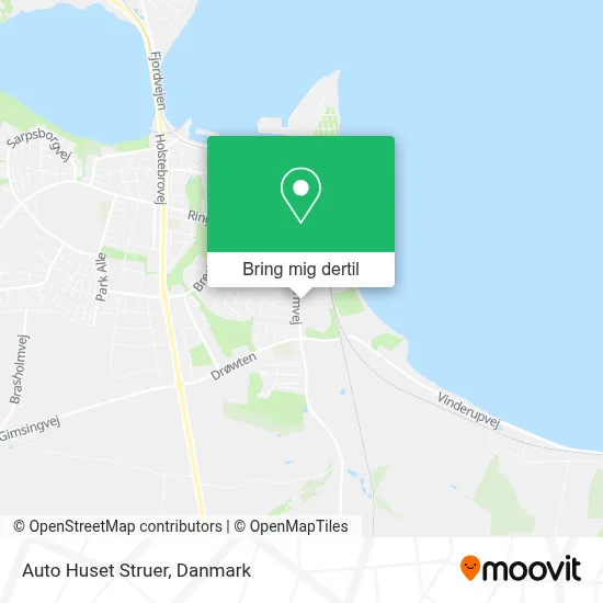 Auto Huset Struer kort