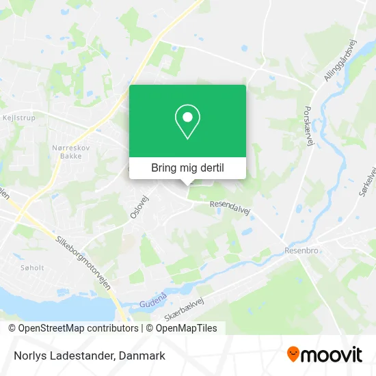 Norlys Ladestander kort