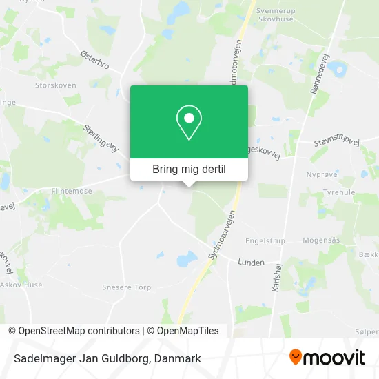 Sadelmager Jan Guldborg kort