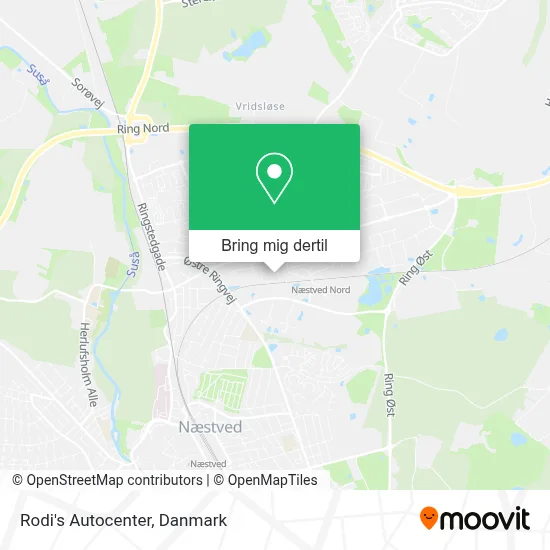 Rodi's Autocenter kort