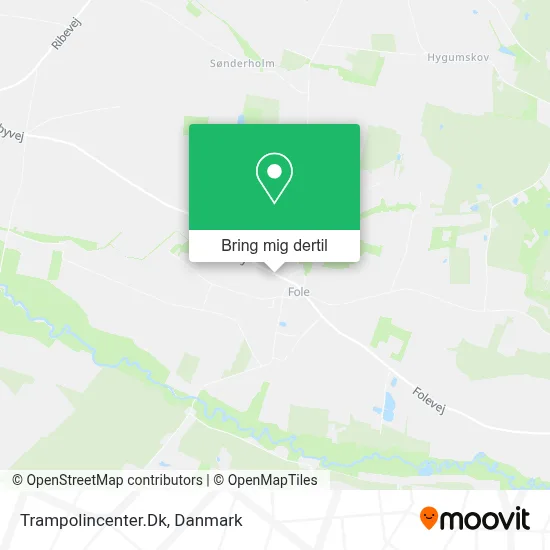 Trampolincenter.Dk kort