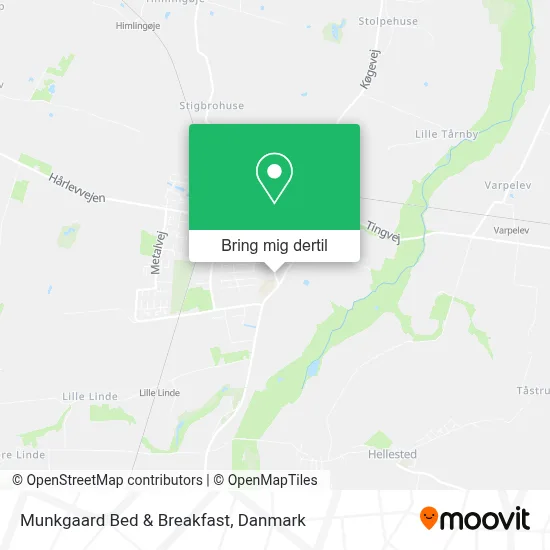 Munkgaard Bed & Breakfast kort