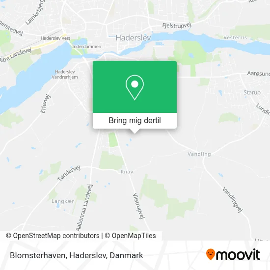 Blomsterhaven, Haderslev kort