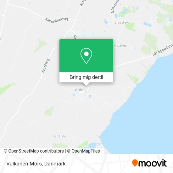 Vulkanen Mors kort