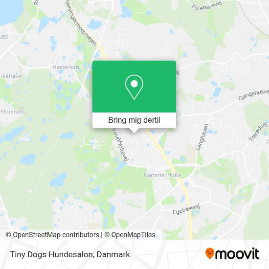 Tiny Dogs Hundesalon kort