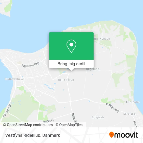 Vestfyns Rideklub kort