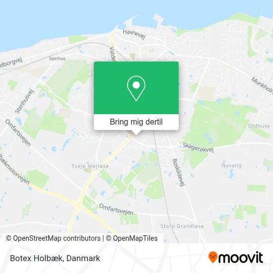 Botex Holbæk kort