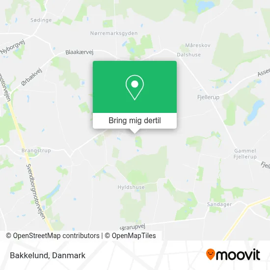 Bakkelund kort