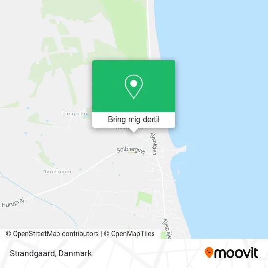 Strandgaard kort