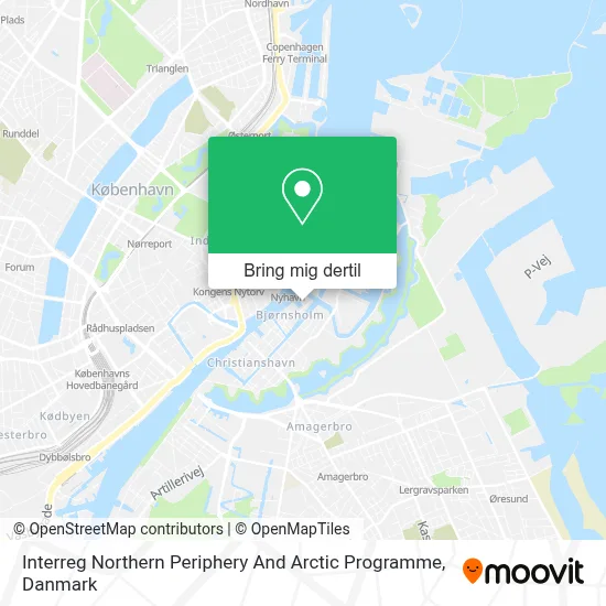 Interreg Northern Periphery And Arctic Programme kort