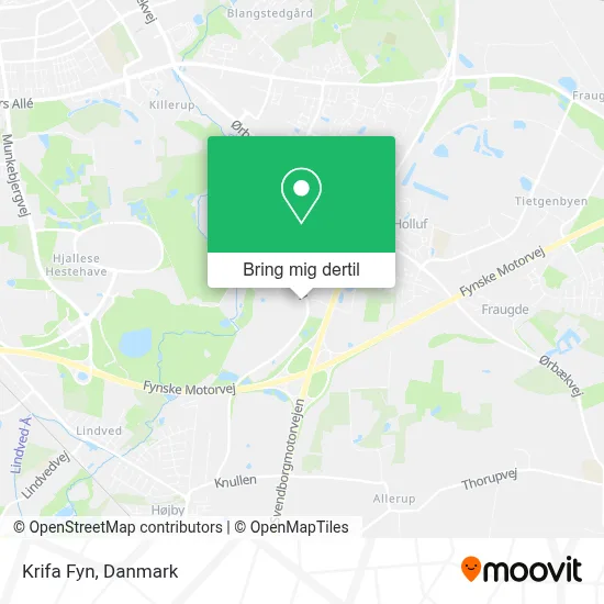 Krifa Fyn kort