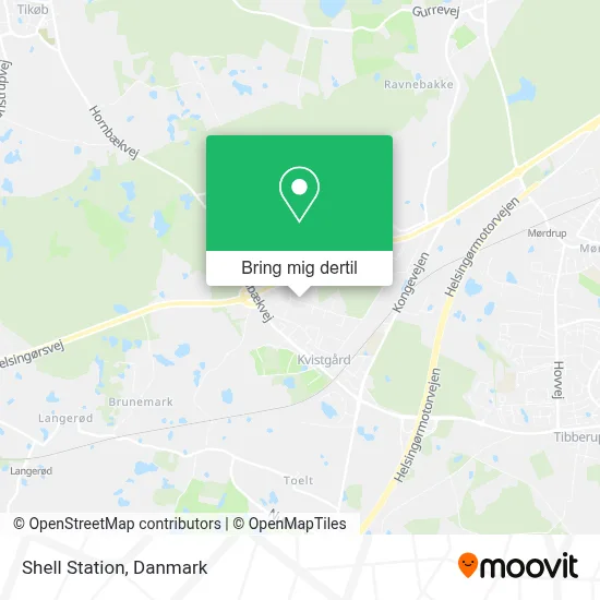 Shell Station kort